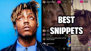 Juice WRLD Best Snippets NOT Leaked Biscotti Drive Me Crazy Morning Again [upl. by Ytok]