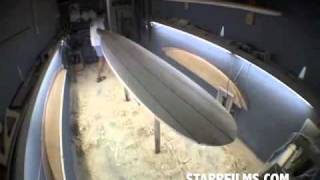 YATER Shaping a Balsa Surfboard 2000 Surf Project [upl. by Aldin]