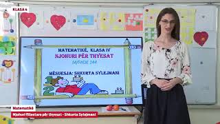 Klasa 4  Matematikë  Njohuri fillestare për thyesat [upl. by Naujek208]