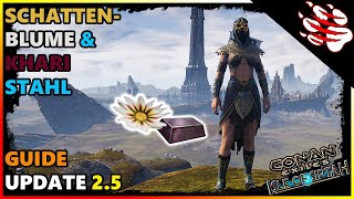 ► Conan Exiles Beginnersguide 2021 🦌 048 Khari Stahl amp Schattenblumen [upl. by Crofton]