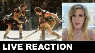 Gladiator 2 Trailer REACTION [upl. by Annaes]