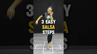 Try these 3 easy Salsa steps Salsa Tutorial For Beginners [upl. by Harri]