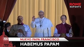 Habemus Papam el cardenal Bergoglio es el nuevo Papa Francisco  Rome Reports [upl. by Pillihp]