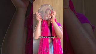 Nibbi’s on karwachauth😅😂 like firstshortvideo shorts comedy viralvideos foryou [upl. by Yreffeg765]