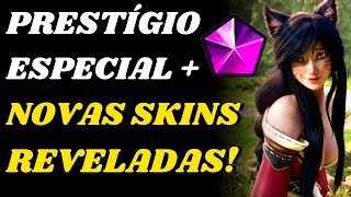 Nova Skin Prestígio Especial  5 Novas Skins Reveladas no League of Legends [upl. by Eehsar]