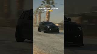 srt8 trackhawk jeepgrandcherokee fastcar 1000hp launchcontrol hellcat dodge [upl. by Atalante349]