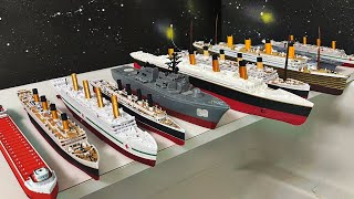 Will All These Ships Sink or Float Titanic Britannic Fitzgerald [upl. by Yeaton369]