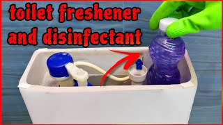 Toilet air freshener Making a toilet air freshener with a bottle of floor cleaner [upl. by Anoek122]