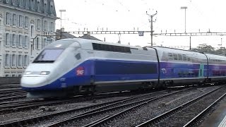 Switzerland Afternoon Trains at Gare de Lausanne [upl. by Felix]