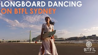 Beautiful Longboard Dancing by Khanh Do on BTFL dancer SYDNEY [upl. by Klarrisa222]