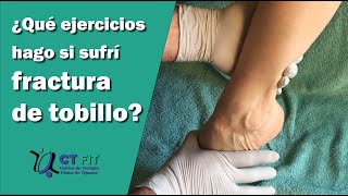 Si sufriste una fractura de tobillo realiza estos ejercicios  Centro de Terapia Física de Tijuana [upl. by Hawker456]