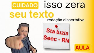 Tipo textual CUIDADO para não zerar aula [upl. by Atiker24]