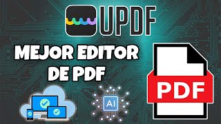 EL MEJOR EDITOR DE PDF CON INTELIGENCIA ARTIFICIAL 2024  UPDF EN ESPAÑOL PARA ANDROID PC IPHONE [upl. by Jilly564]