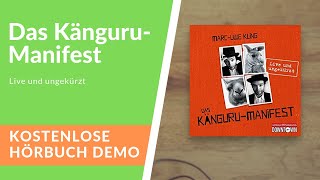 🎧 Das KänguruManifest Live und ungekürzt – Kostenlose Hörbuch Demo [upl. by Solhcin]