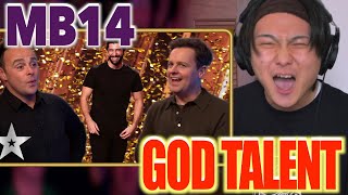 【REACTION】Britain’s Got Talent GOLDEN BUZZER Audition  Pyramids Beatbox Loopstation  MB14 [upl. by Kerman493]