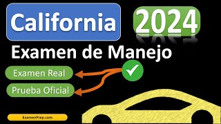 Examen de Manejo del DMV de California para el año 2024 [upl. by Osanna457]