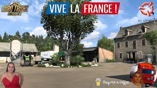 Euro Truck Simulator 2 151 Delivery Burges Rework to PeyratleChâteau Addon  DLCs amp Mods [upl. by Mile]