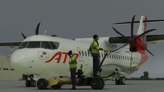 Revisiting the updated ATR 72 600 with a quick flight in Microsoft Flight Simulator [upl. by Yorgos]