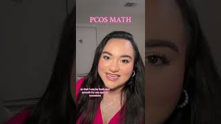 PCOS MATH pcos girlmath pcosproblems [upl. by Anoo]