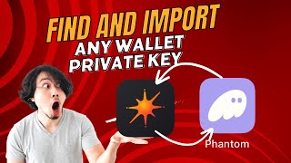 How to find any wallet key phraseprivate key and import it in another app [upl. by Yuille]