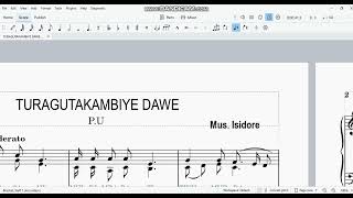 Igisabisho  TURAGUTAKAMBIYE DAWE Composed by NGIRINSHUTI ISIDORE [upl. by Agnese]