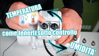 Sub ENG  Controllo del CLIMA allinterno della GROWBOX [upl. by Ahsinet320]