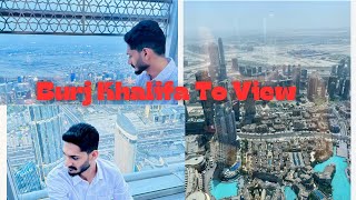 BURJ KHALIFA 125th Floor View TOUR   WORLDS TALLEST TOWER  Zabi Ranjha [upl. by Tnahs428]