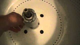 Cleaning Under A Washing Machines Agitator [upl. by Innig]