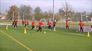 FußballTechnikEndlosschleife Fußballspezifisches Ausdauertraining [upl. by Inaffit436]