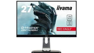 iiyama GMASTER Red Eagle GB2760QSU  Unboxing amp Kurzreview [upl. by Ellehcyar]