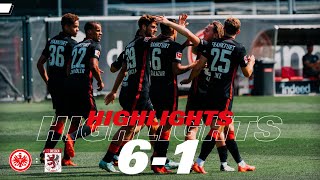 Lindström amp Co zaubern in Halbzeit zwei I Highlights Eintracht Frankfurt – FC Gießen [upl. by Anahpos]