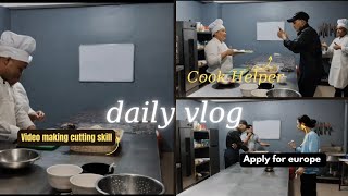 training Cook Helper Videomaking Dally Life [upl. by Sulecram]