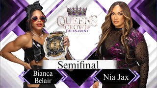 Bianca Belair vs Nia Jax [upl. by Aicul932]