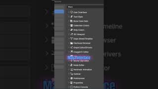 How to change Interface Themes in Blender 🖥️ shorts blender tutorial 3d blendertutorial ui [upl. by Sandie]