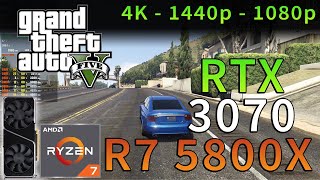 Grand Theft Auto V GTA 5  RTX 3070  Ryzen 7 5800X  4K  1440p  1080p  Ultra Settings [upl. by Adnulahs4]