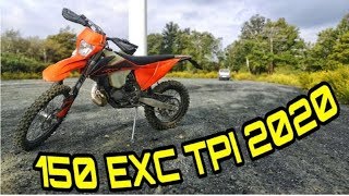 KTM 150 EXC TPI 2020  Test amp Recensione [upl. by Bozovich]