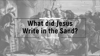 What Did Jesus Write in the Sand [upl. by Eaver]