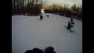 Chinese Downhill Ski Race at Osler [upl. by Huesman]