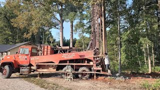 Finishing The Gutters Pipes On The Cabin And Drilling A Well [upl. by Boulanger]