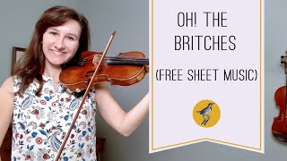 How to Play Oh The Britches Full of Stitches  Meadowlark Violin Tutorial [upl. by Nyla]