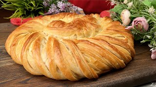 Everyone thinks its puff pastryThis is a completely new method💯 Simple and delicious bread recipes [upl. by Bathilda573]