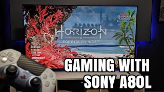 Sony Oled A80L Gaming Features and Settings [upl. by Sass]