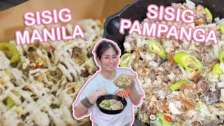 Sisig Manila VS Sisig Kapampangan  NEGOSYO RECIPE  Modern Nanay [upl. by Llorrac]