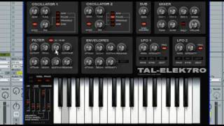 How to Make Bass Sound with TAL Elek7ro [upl. by Aksel]