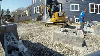 Paver Patio Construction Time Lapse [upl. by Dumanian]