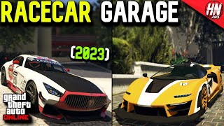 RaceCar Garage Tour 2023  GTA Online [upl. by Allimak507]