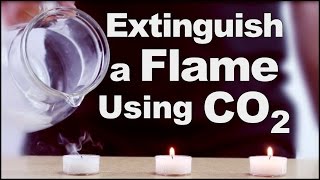 Cool Science Experiment 5 Extinguish a Flame Using CO2 [upl. by Nylassej]