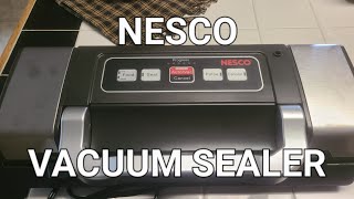 Unboxing Nesco Deluxe Vacuum Sealer Model VS09 from Walmart [upl. by Lednem]