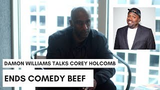 Damon Williams On Corey Holcomb Beef quotI Dont Steal Jokes Im Not A Haterquot [upl. by Cirtemed855]