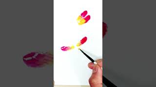 watercolour dragonflies art drawingideas painting artideas [upl. by Asirap]